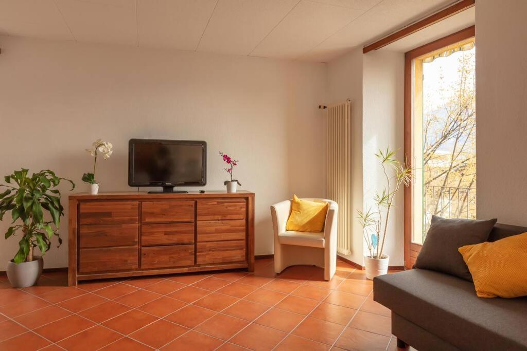 Minusio Casa Al Sole - Bellissimo Appartamento Con Terrazza E Vista Lago מראה חיצוני תמונה