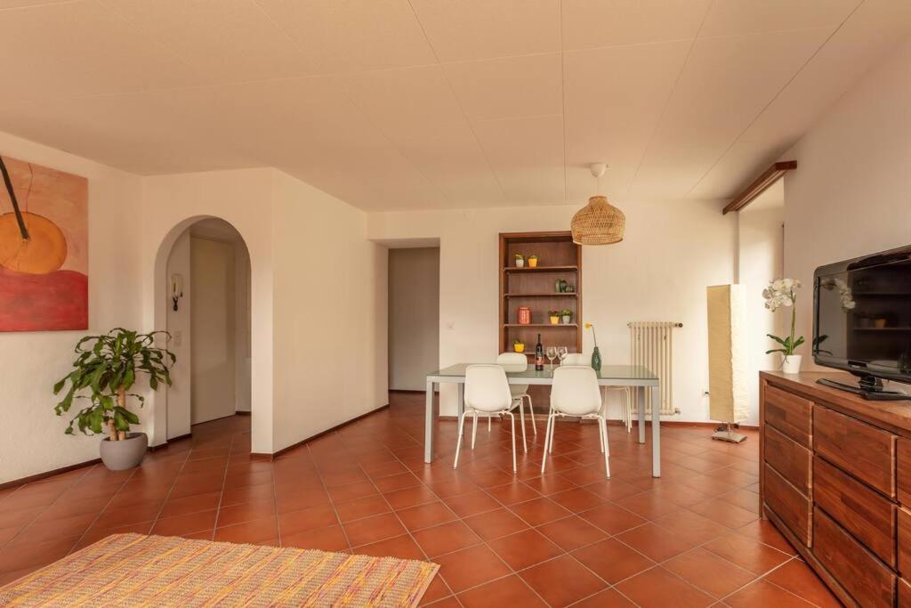 Minusio Casa Al Sole - Bellissimo Appartamento Con Terrazza E Vista Lago מראה חיצוני תמונה